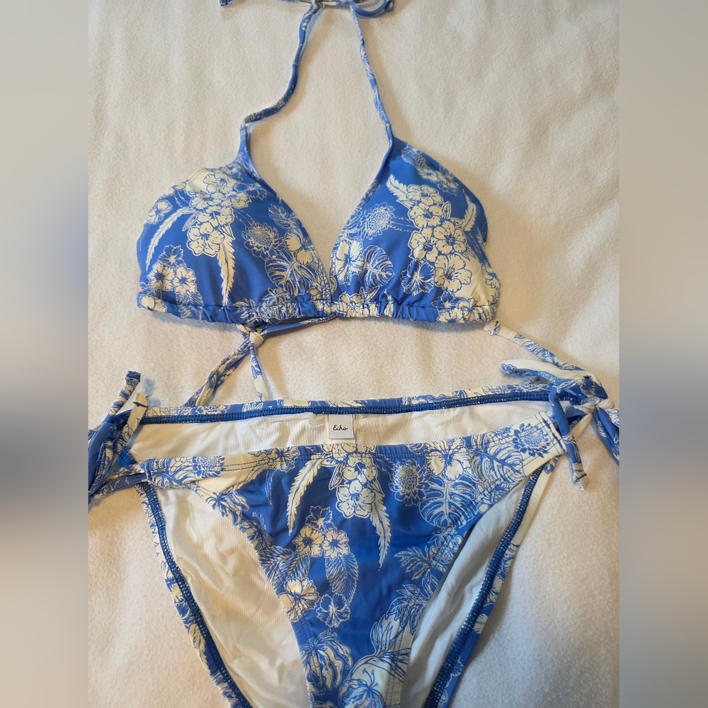 ECHO FLORAL BIKINI NWOT - Picture 2 of 7